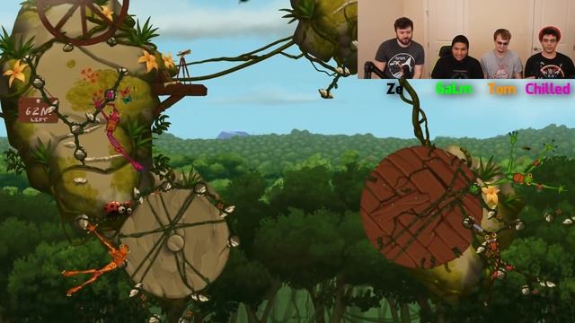 FUNNIEST GAME IN A WHILE | Frog Climbers Local Multiplayer w/ Ze, Chilled, GaLm, & Tom смотреть онлайн