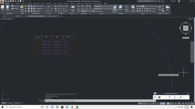 AutoCAD Lisp automatically create coordinates xyz tables смотреть онлайн