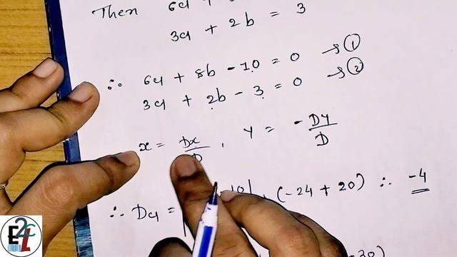 20 #(6/x+y) + (8/x-y) = 10 & (3/x+y) + (2/x-y) = 3 solve using cramer's rule смотреть онлайн