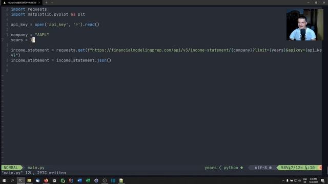 Analyzing Financial Statements in Python смотреть онлайн