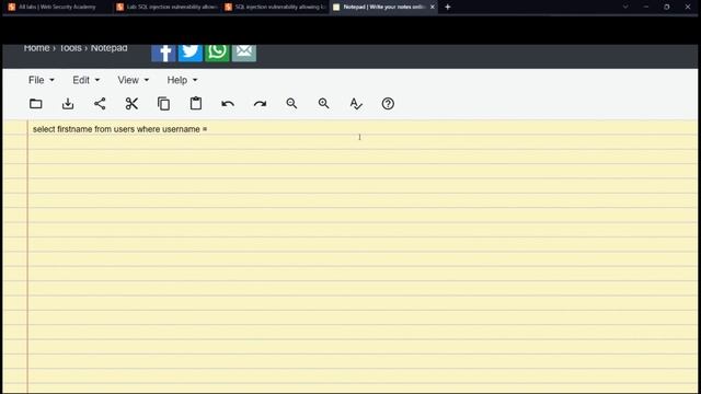LAB : SQL injection vulnerability allowing login bypass смотреть онлайн