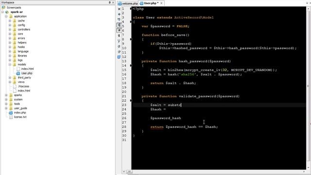 CodeIgniter 2 + Sparks + PHP ActiveRecord Part 2: The User Model смотреть онлайн