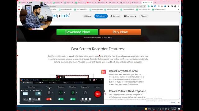 Best Screen Recording Software For Voice Over Channel, Gaming Channel || Screen Recording Kaise Kar смотреть онлайн