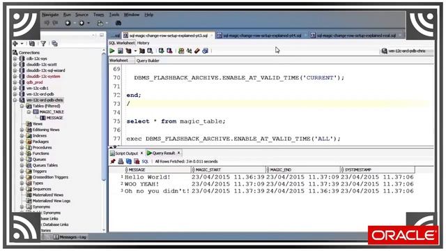 The Magic of SQL - Magical Changing Row Behind the Curtain смотреть онлайн