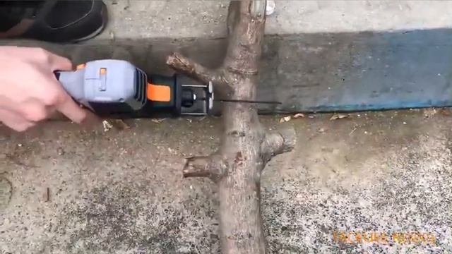 TACKLIFE 12V MAX Reciprocating Saw with Clamping Jaw, Cordless Reciprocating Saw kit with Battery I смотреть онлайн