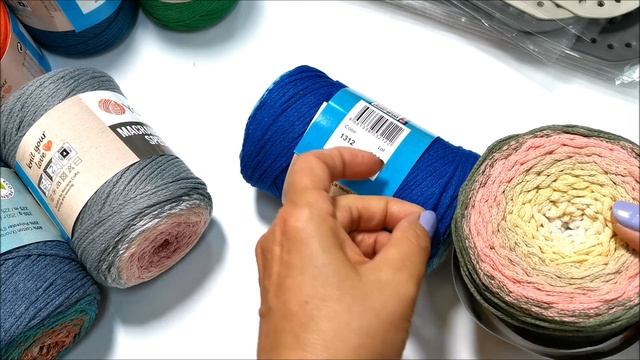 Kilka słów o nowym sznurku Macrame Cotton Spectrum YarnArt. смотреть онлайн