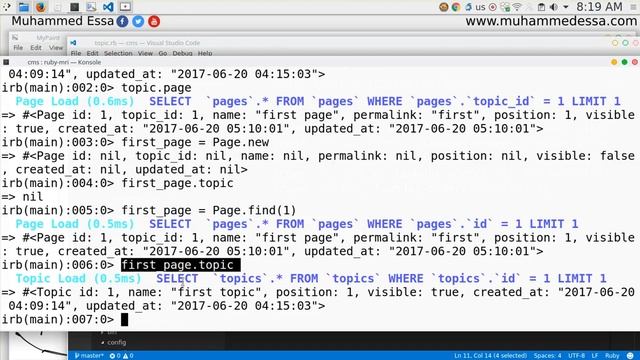 33 Ruby on Rails CRUD database смотреть онлайн