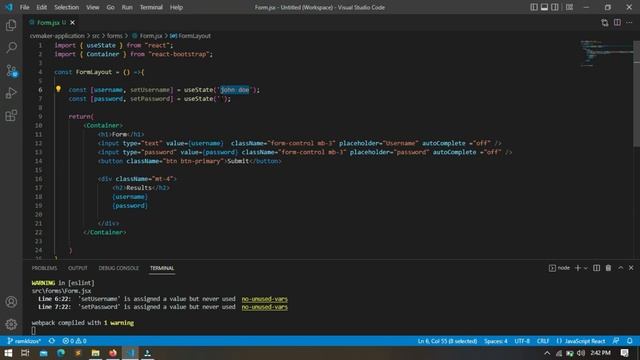 how to control form in reactjs | Form handler | using useState hooks part - 1 | controlled componen смотреть онлайн