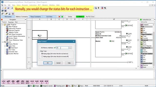 Connect a CLICK PLC to a GS4 VFD via Modbus RTU смотреть онлайн