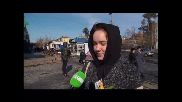 Охранное агентство Рубеж поздравило женщин с 8 марта на улицах города и района смотреть онлайн