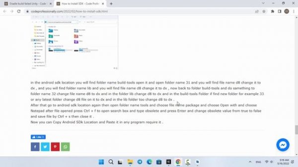Gradle build failed Unity