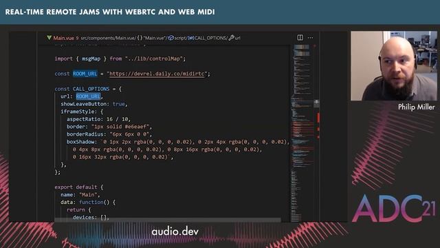 Real-time Remote Jams With WebRTC and Web MIDI - Philip Miller - ADC21 смотреть онлайн