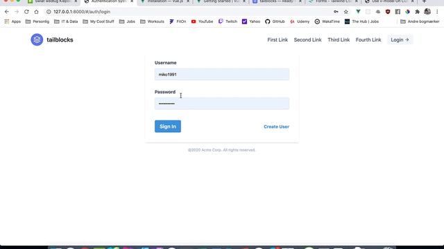 Laravel 8 & Vue Authentication System 2020 смотреть онлайн