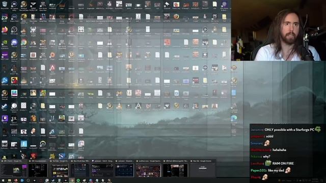 Asmongold checks his RAM usage смотреть онлайн