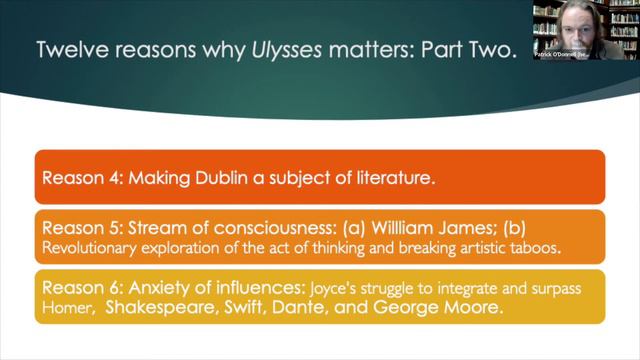 Why James Joyce's novel Ulysses (still) matters on its 100th anniversary смотреть онлайн