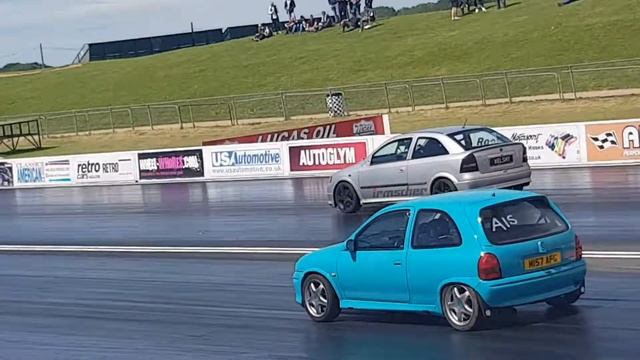 Vauxhall Astra Sri X20xev Vs Corsa Gsi Performance Vauxhall Show 2017 Santa Pod