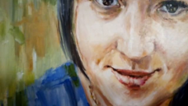 художник Андрей Андрей Омск. Портрет на заказ по фотографии. 80х60 см.масло, холст на подрамнике. смотреть онлайн