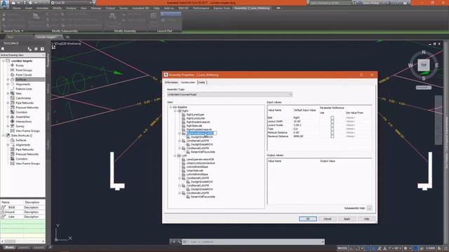 Autocad Civil 3D: Lesson 4.4: Corridor targets and logical names смотреть онлайн
