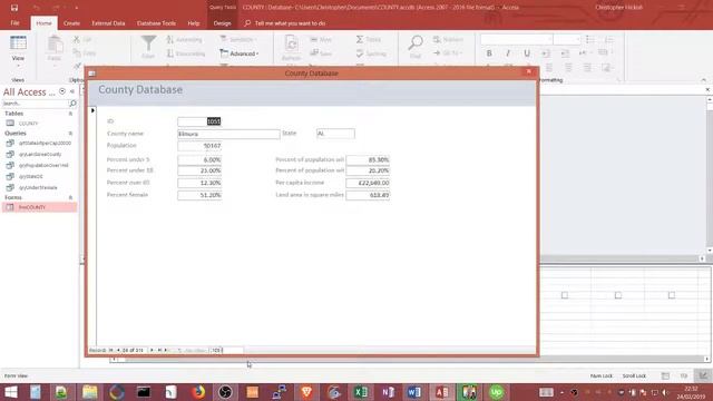 MS Access County DB смотреть онлайн