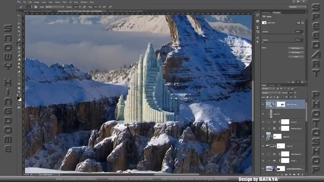 Snowy kingdome / Заснеженное царство - Speedart (Photoshop, Vue xStream) by BATKYA смотреть онлайн