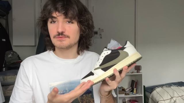 AIR JORDAN 1 TRAVIS SCOTT "OLIVE" ПОДРОБНЫЙ ОБЗОР ONMYFEET смотреть онлайн