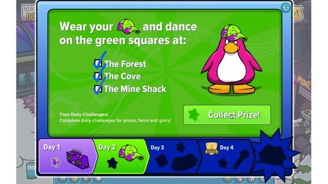 Club Penguin - Ultimate Jam 2012 Daily Music Challenge Day 1, 2, 3, 4 Walkthrough смотреть онлайн