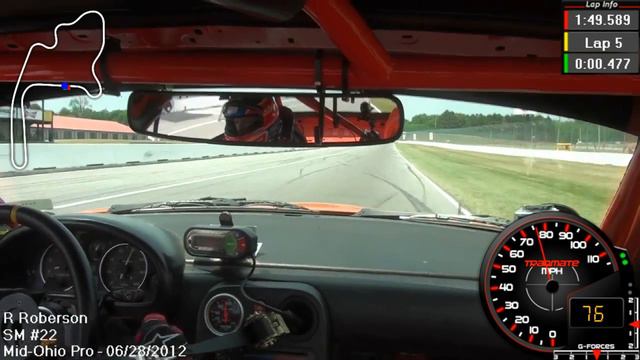 HPDE Mid-Ohio Pro Course, #22 1990 Spec Miata, Roberson смотреть онлайн