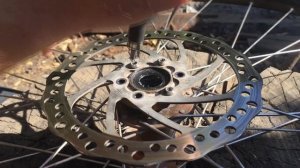 Как снять тормозной диск с велосипеда за 1 минуту