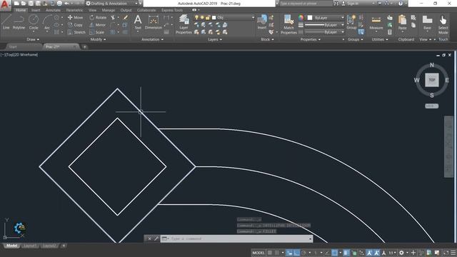 AutoCAD 2d Drawing for Beginners in Hindi / Urdu Practice-21 смотреть онлайн
