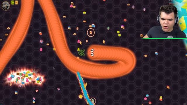 WORLD RECORD 1 BILLION SCORE SNAKE! (Wormate.io) смотреть онлайн