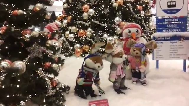 Прага перед Рождеством 2013 г. Торговый центр Панкрац.