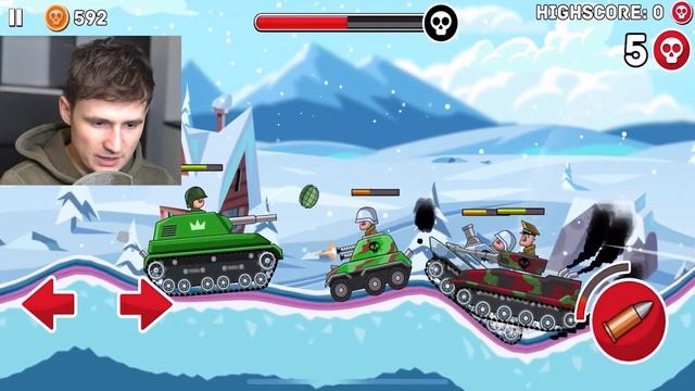GETTING THE HIGHEST TANK LEVEL POSSIBLE? - Hills Of Steel смотреть онлайн