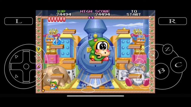 Bubble Symphony 10 minutes Gameplay Sega Saturn смотреть онлайн