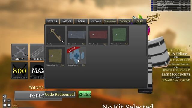 (CODES) Titan Warfare Update 1.0.3 Part 1... | Roblox Titan Warfare смотреть онлайн