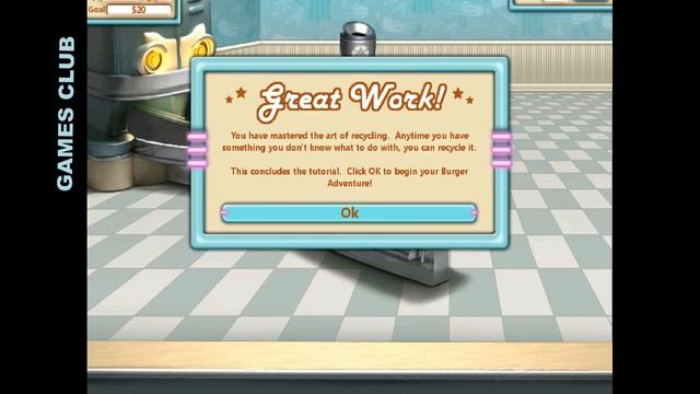 Burger Shop 1 - Game play - LEVEL 01 - (Games Club) смотреть онлайн