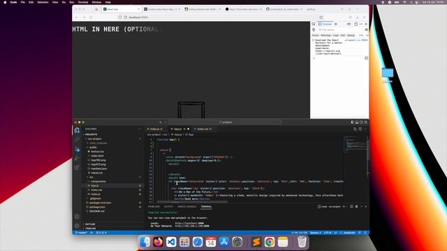React Three Fiber/Three.js Tutorial For Beginners | Awwwards Style Website | Gsap, ScrollControls