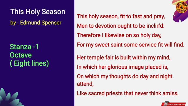 THIS HOLY SEASON SONNET-XXII(22) BY EDMUND SPENSER ENGLISH MAJOR SEM-1@LearnEnglishEasilyAKPathak смотреть онлайн