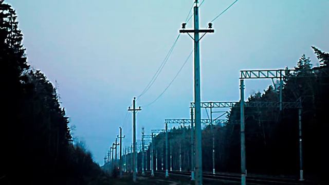 Электропоезд ЭД4М 0307 Павловский посад, перегон Фрязево, Павловский посад, участок пл. Казанское смотреть онлайн