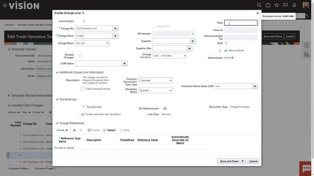 Oracle Fusion Landed Costs - Trade Operation Templates and charge allocation methods смотреть онлайн