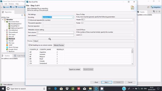 Import Excel File in Talend смотреть онлайн