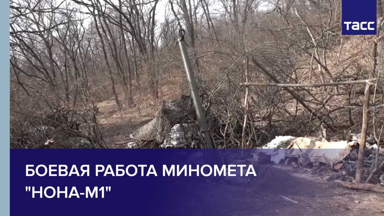 Боевая работа Миномета Нона-М1
