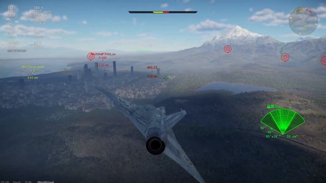 War Thunder Обзор на J35A Draken Боль!