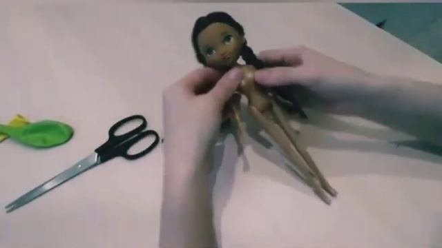 Одежда для кукол из воздушных шаров. смотреть онлайн