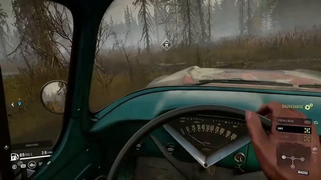 Snowrunner vue cockpit Scout Apache 6 roues смотреть онлайн