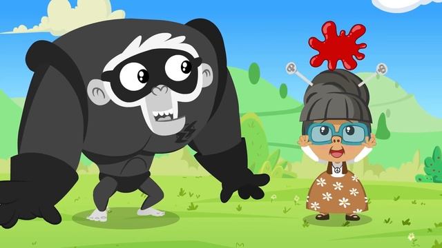 The color is gone and now Groovy is in a Silent Movie! | Learn the colors! смотреть онлайн