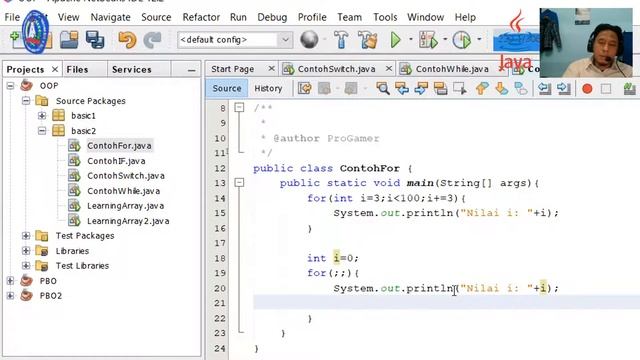 Java - Oracle #7b - Control Flow - for Statement - Teori dan Praktikum смотреть онлайн
