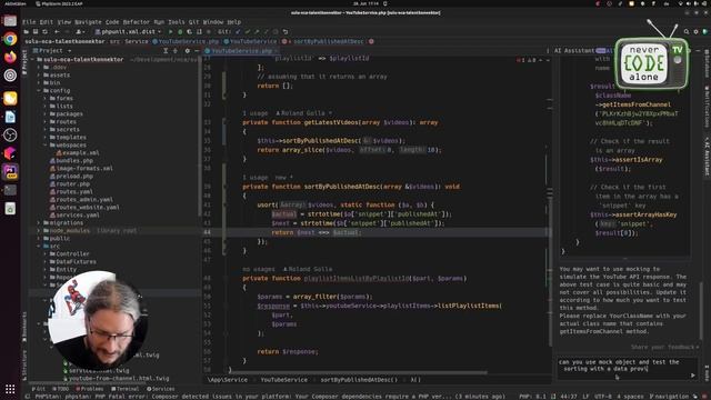 Part 10: PhpStorm AI Assistent als ChatGPT Chat für Copilot Boilerplate Code смотреть онлайн