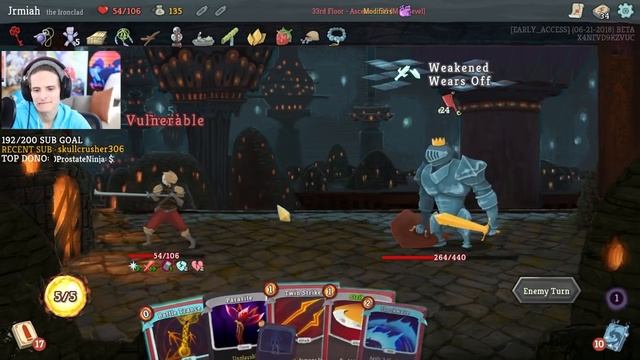 Slay The Spire - Ironclad Cursed Run! Deadbranch Fun | Ascension 15 смотреть онлайн