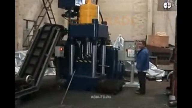 ПРЕСС ДЛЯ БРИКЕТИРОВАНИЯ МЕТАЛЛИЧЕСКОЙ СТРУЖКИ смотреть онлайн