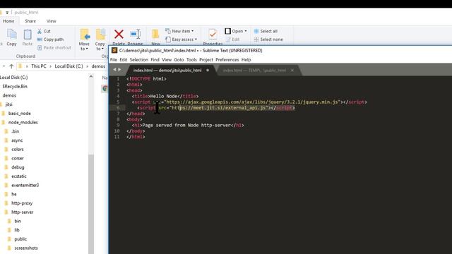 Getting and embedded Jitsi meeting up and running in your browser смотреть онлайн
